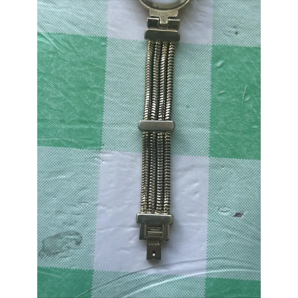 Women’s Gold Tone Multichain Band Quartz Watch